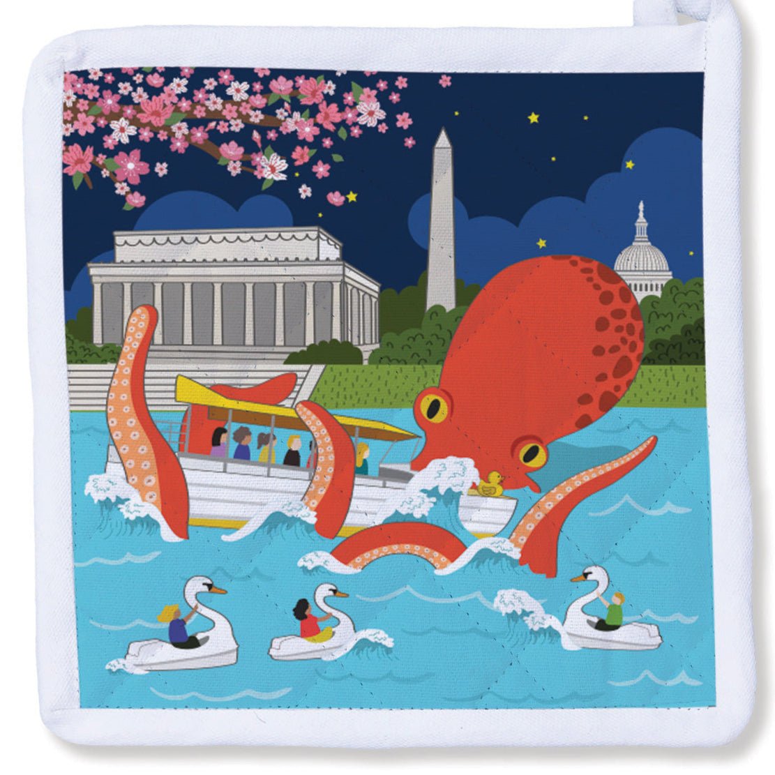 Pot Holder - Potomac River Octopus - Gift & Gather