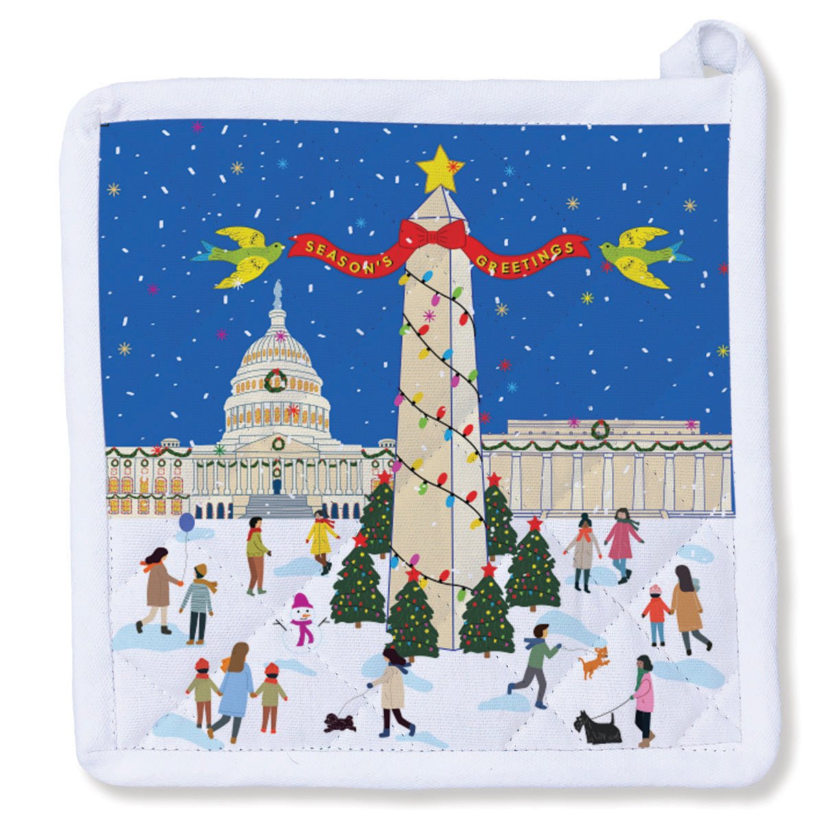 Pot Holder - Season's Greetings - Gift & Gather