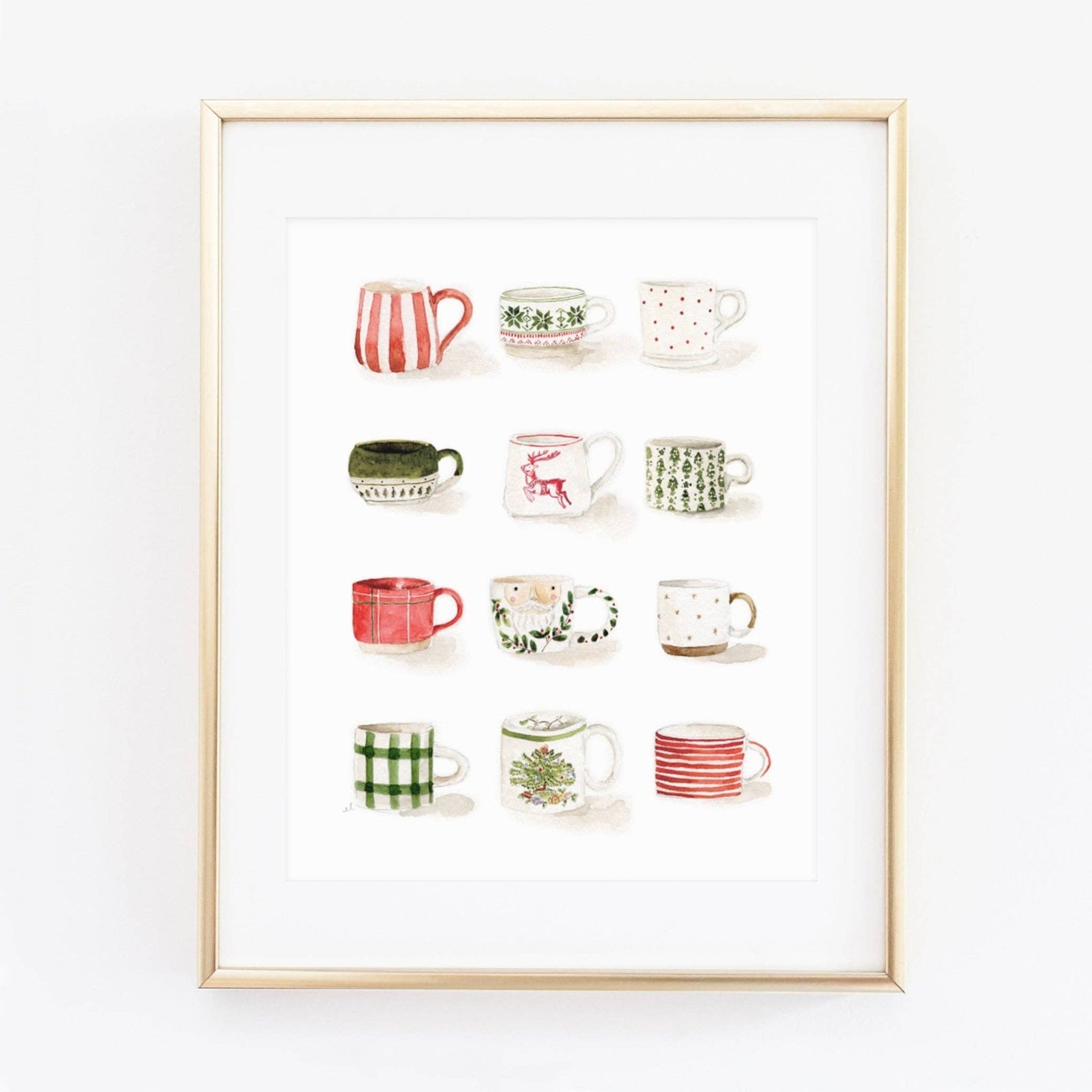 Print - Christmas Mugs - Gift & Gather
