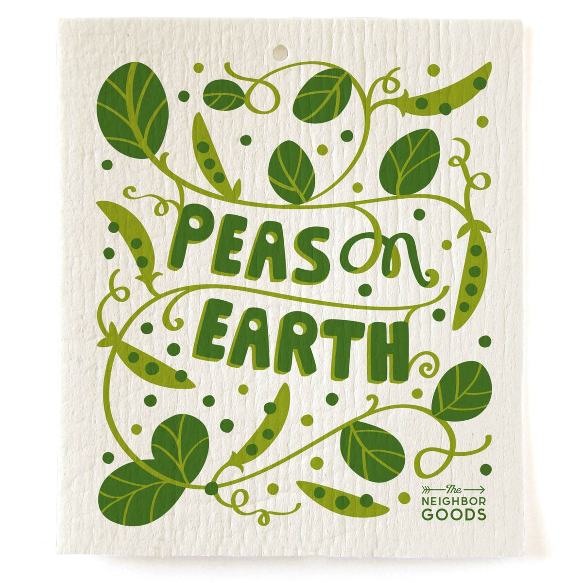 Sponge Cloth - Peas - Gift & Gather