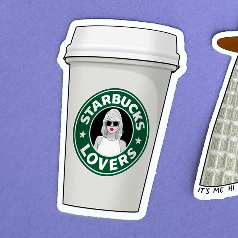 Sticker - Taylor Swift Starbucks Lovers Cup - Gift & Gather