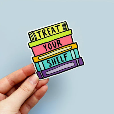 Sticker - Treat Your Shelf - Gift & Gather