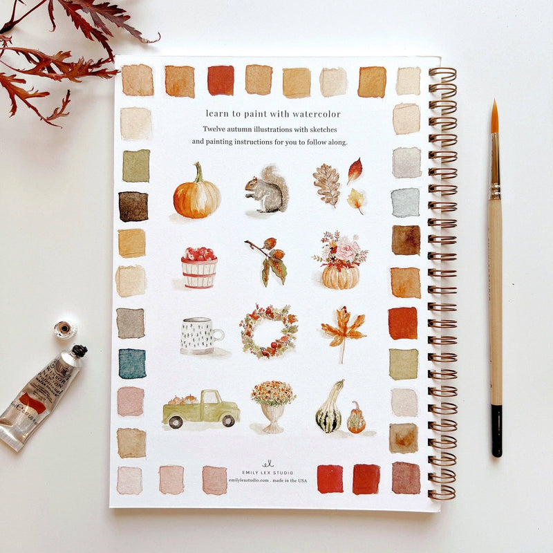 Watercolor Workbook - Autumn - Gift & Gather