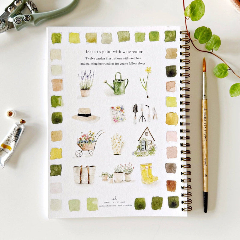 Watercolor Workbook - Garden - Gift & Gather