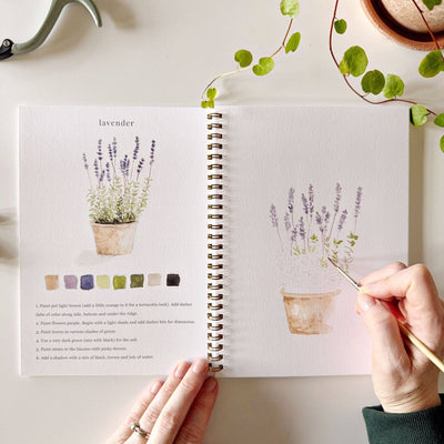 Watercolor Workbook - Garden - Gift & Gather