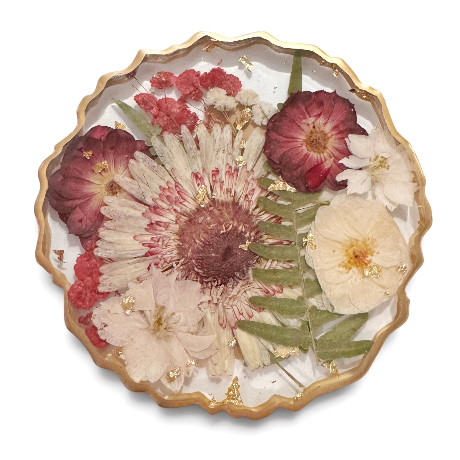 Resin Flower Coasters