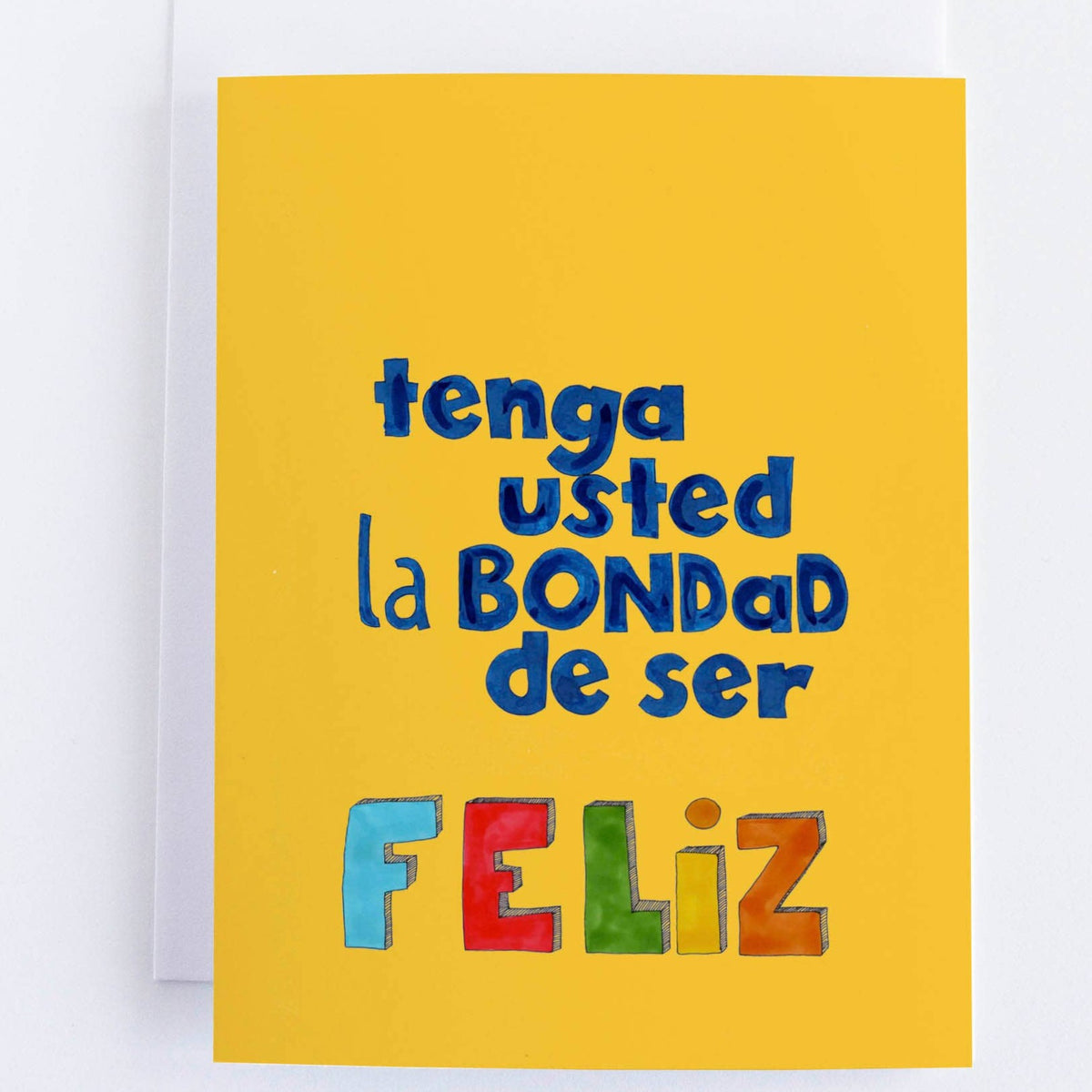 Be Happy- Se Feliz en esta casa greeting card - Gift & Gather