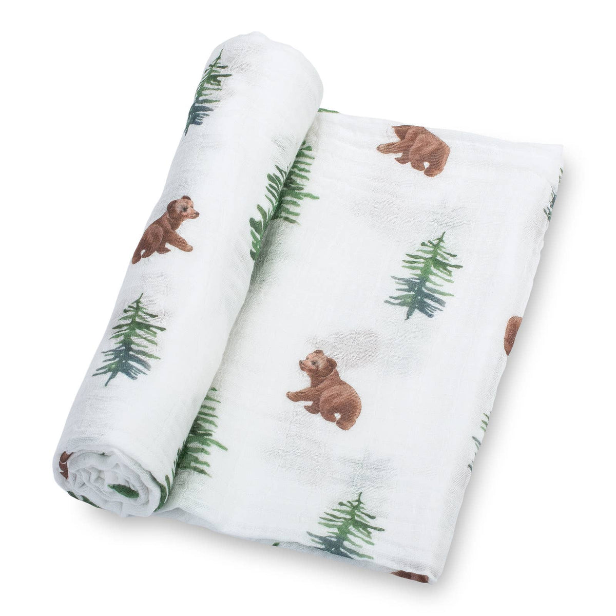 Bear Cub Baby Swaddle Blanket - Gift & Gather