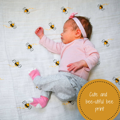 Bee-utiful Baby Swaddle Blanket - Gift & Gather