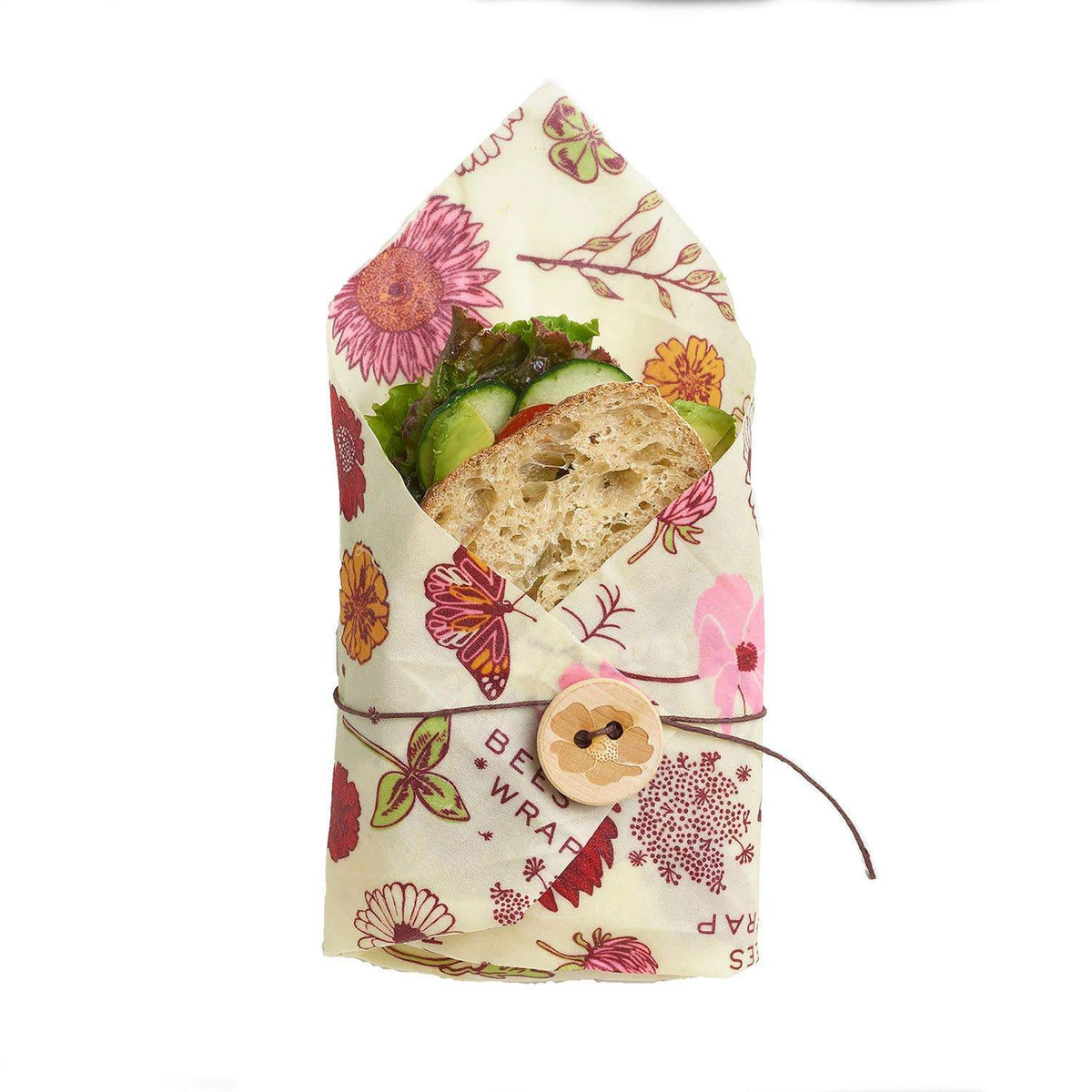 Bee's Wrap - VEGAN Sandwich Wrap - Meadow Magic Print - Gift & Gather