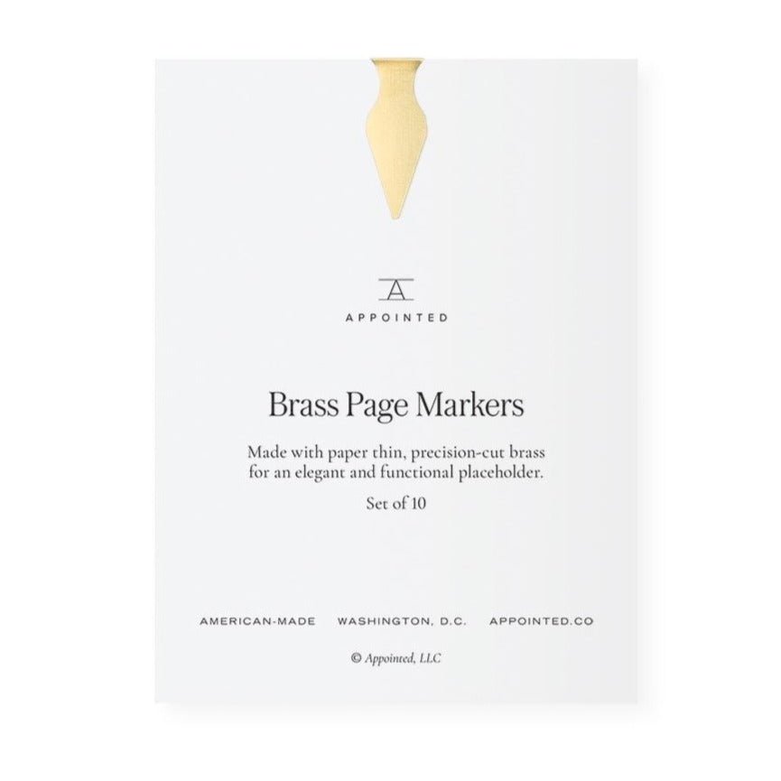 Brass Page Markers - Gift & Gather