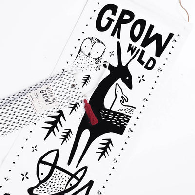 Canvas Growth Chart - Woodland - Gift & Gather