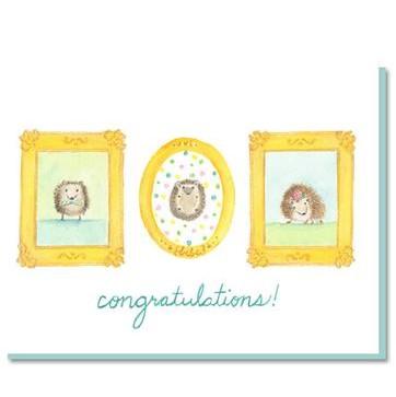 Card - Baby Hedgehog Family Portrait - Gift & Gather