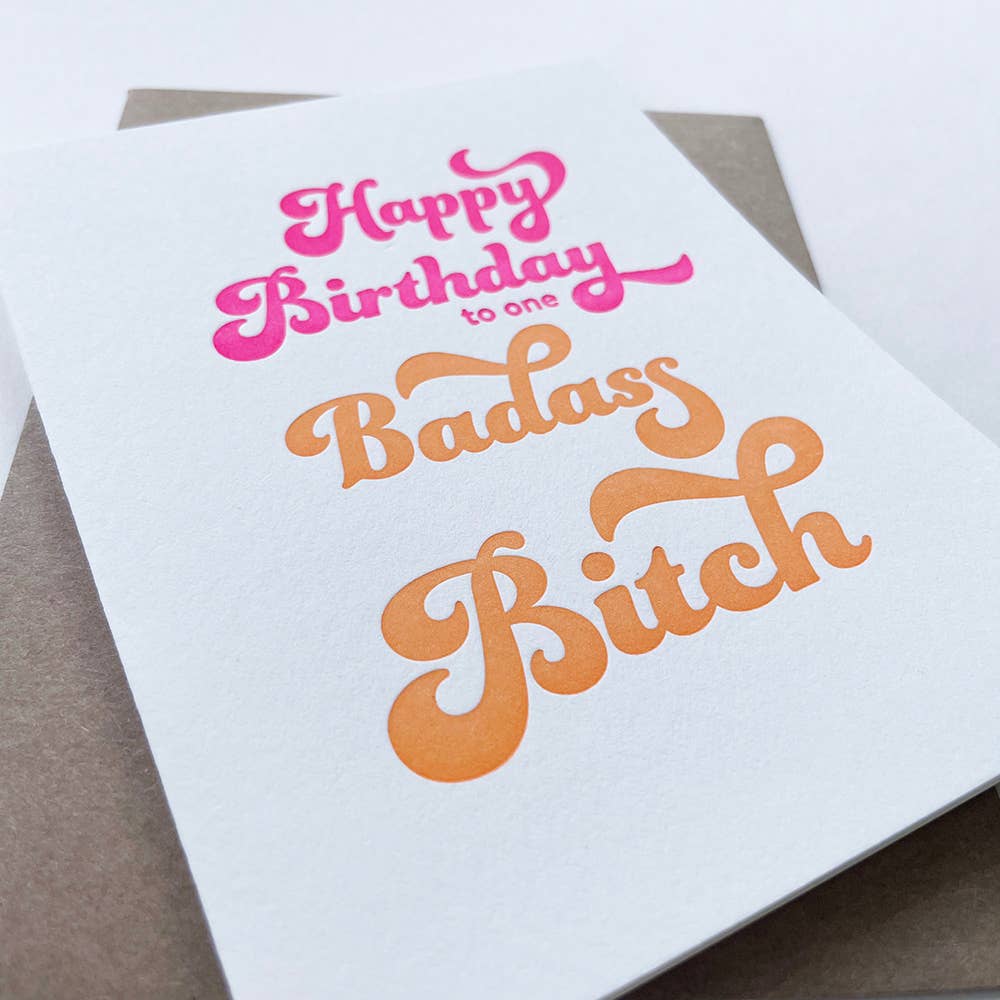 Card - Badass Birthday - Gift & Gather