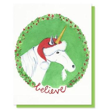 Card - Believe Unicorn - Gift & Gather