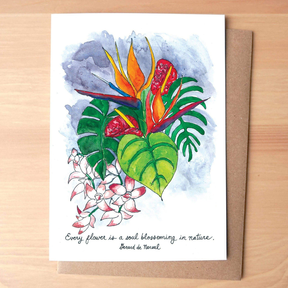 Card - Bird of Paradise Flower - Gift & Gather