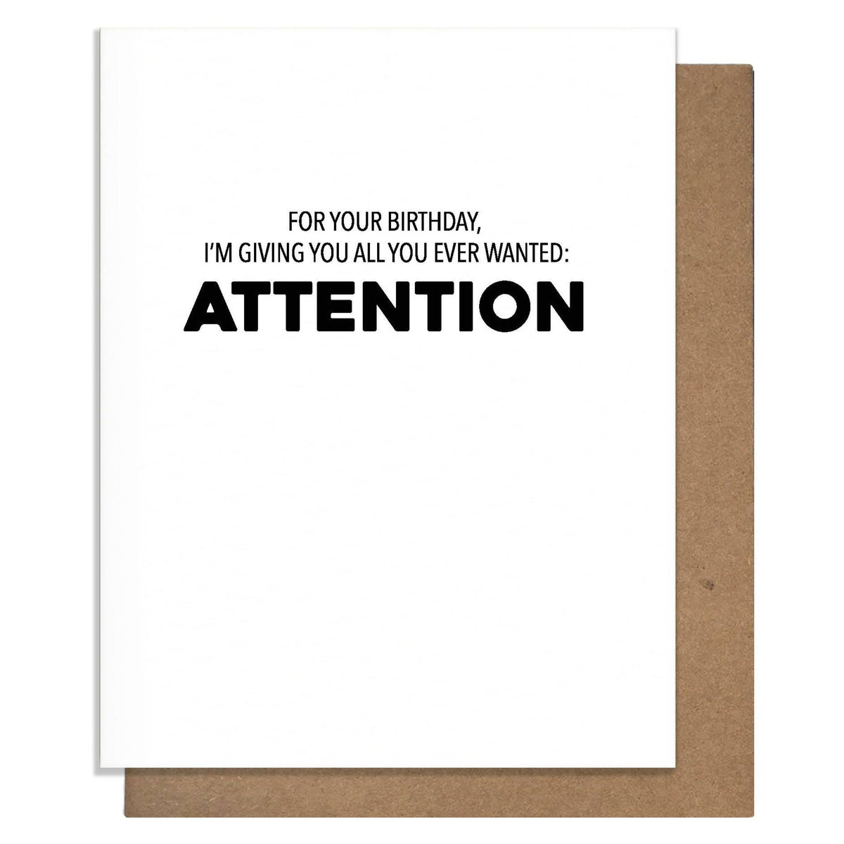 Card - Birthday Attention - Gift & Gather