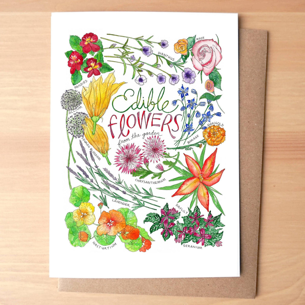Card - Edible Flowers - Gift & Gather