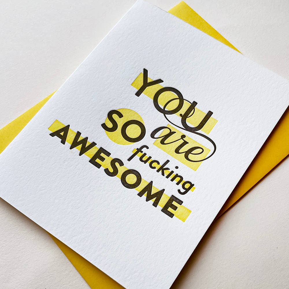 Card - Fucking Awesome Friendship - Gift & Gather