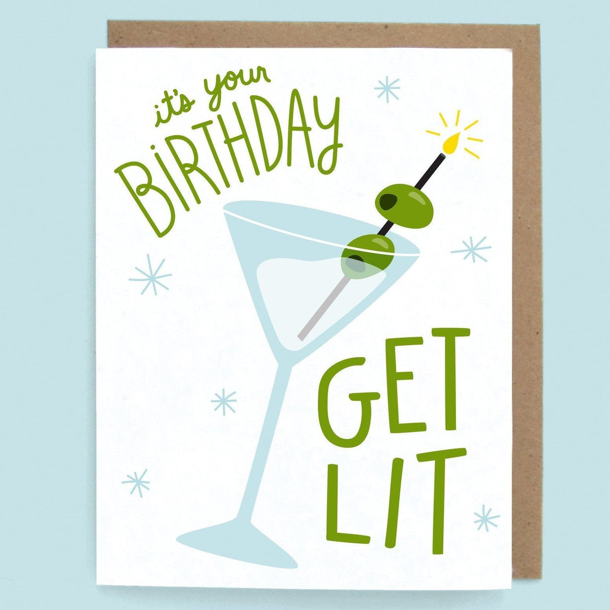 Card - Get Lit - Gift & Gather