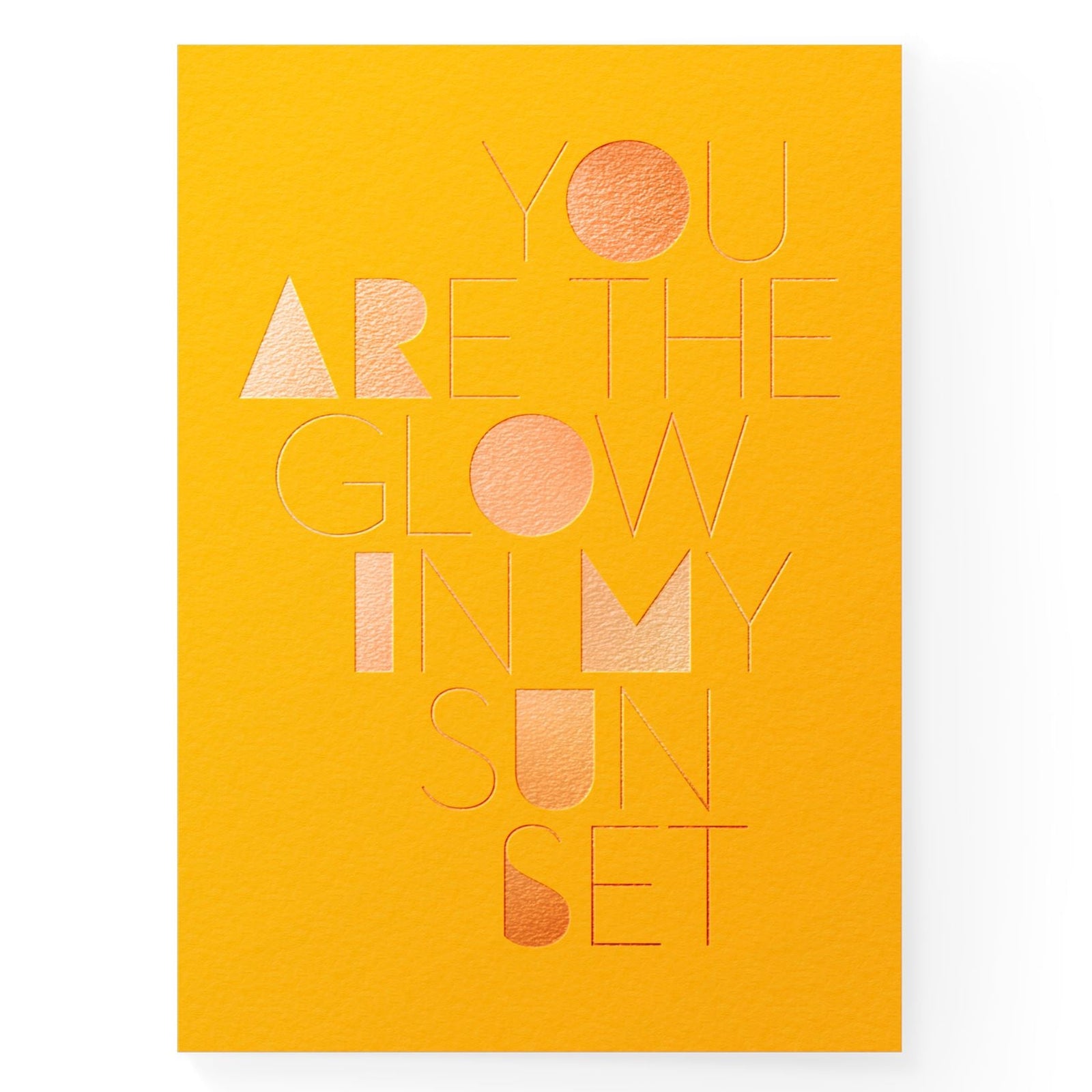 Card - Glow Sunset - Gift & Gather