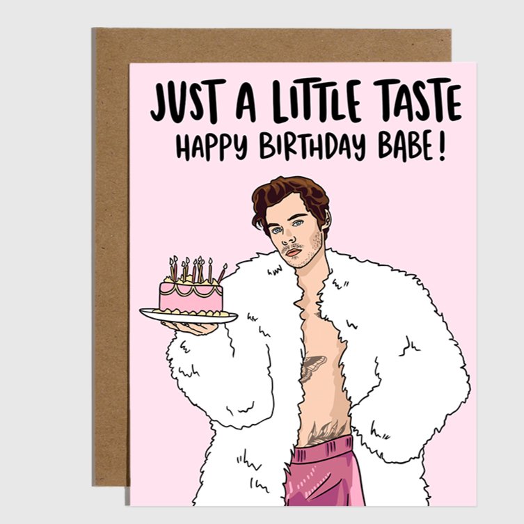 Card - Harry Just A Little Taste Cake - Gift & Gather