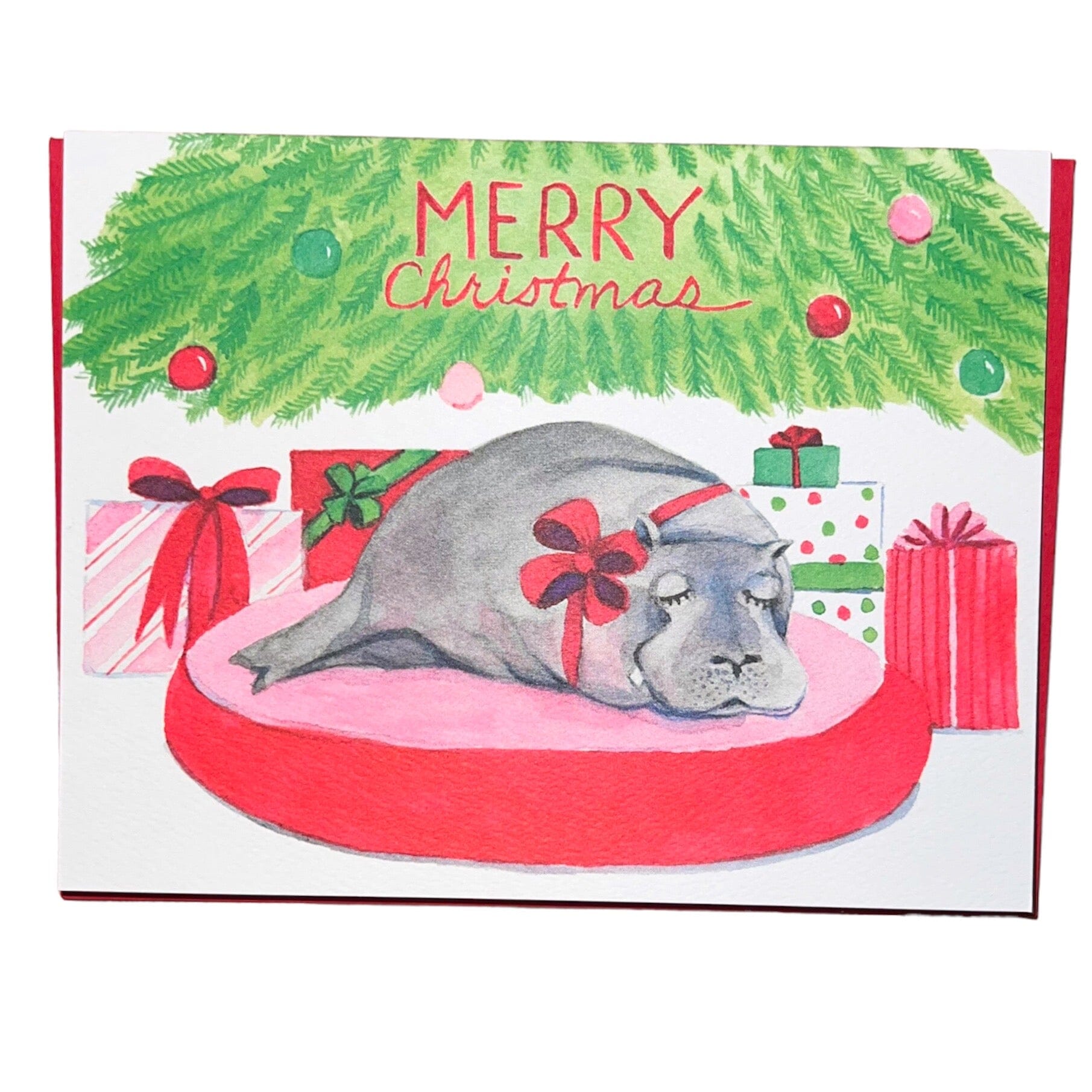 Card - Hippo for Christmas - Gift & Gather