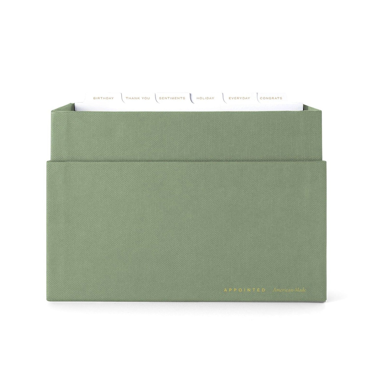Card Keeper - Sage Green - Gift & Gather