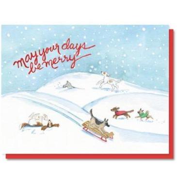 Card - Merry Dogs - Gift & Gather
