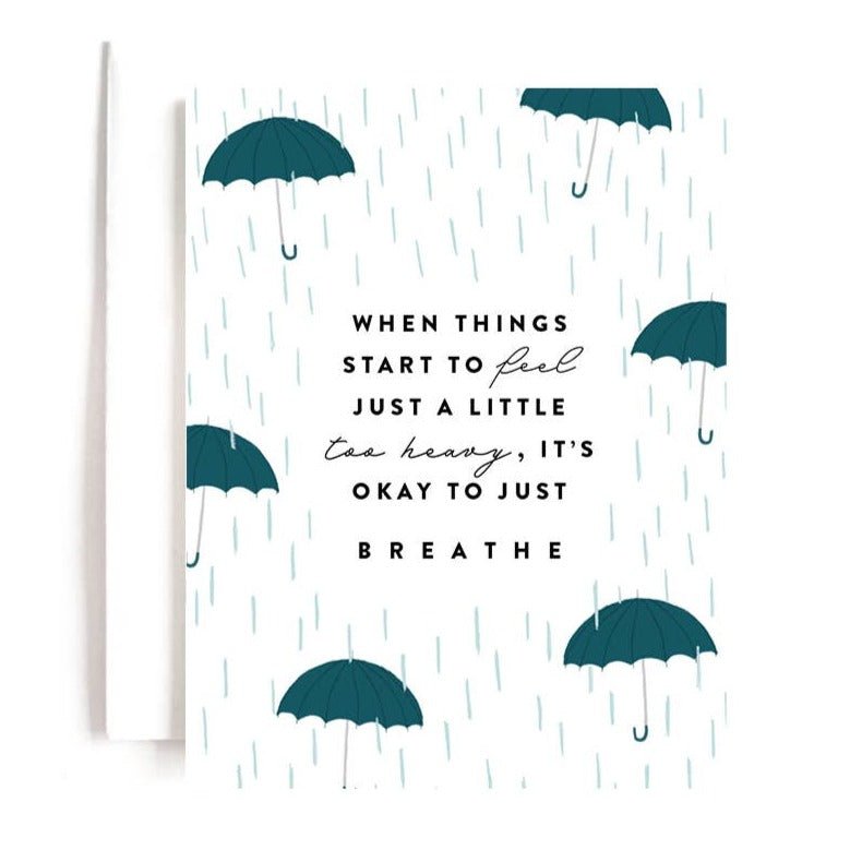 Card - Okay To Just Breathe - Gift & Gather