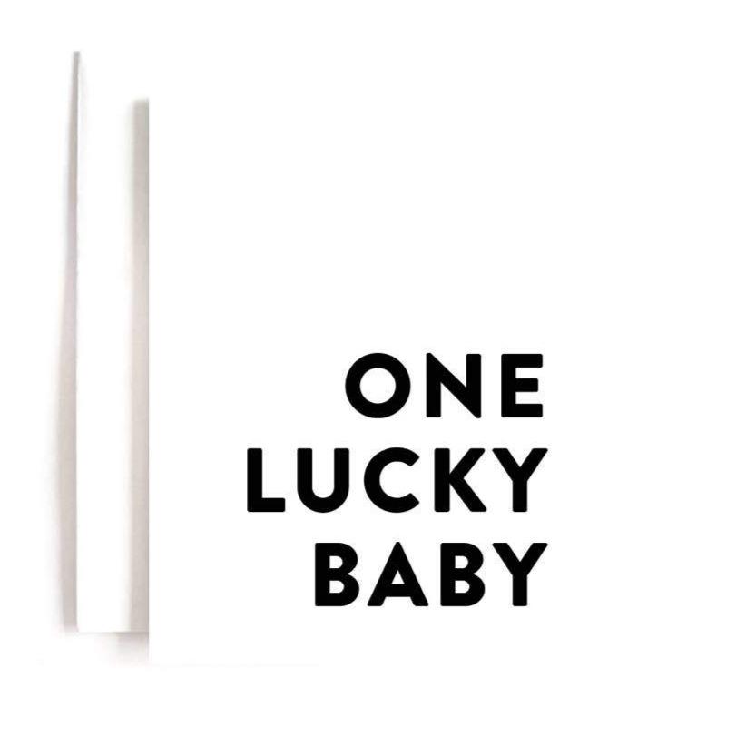 Card - One Lucky Baby - Gift & Gather