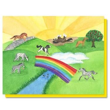 Card - Rainbow Bridge Horse - Gift & Gather