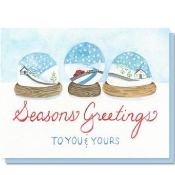 Card - Snowglobes - Gift & Gather