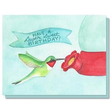 Card - Super Sweet Hummingbird Birthday - Gift & Gather