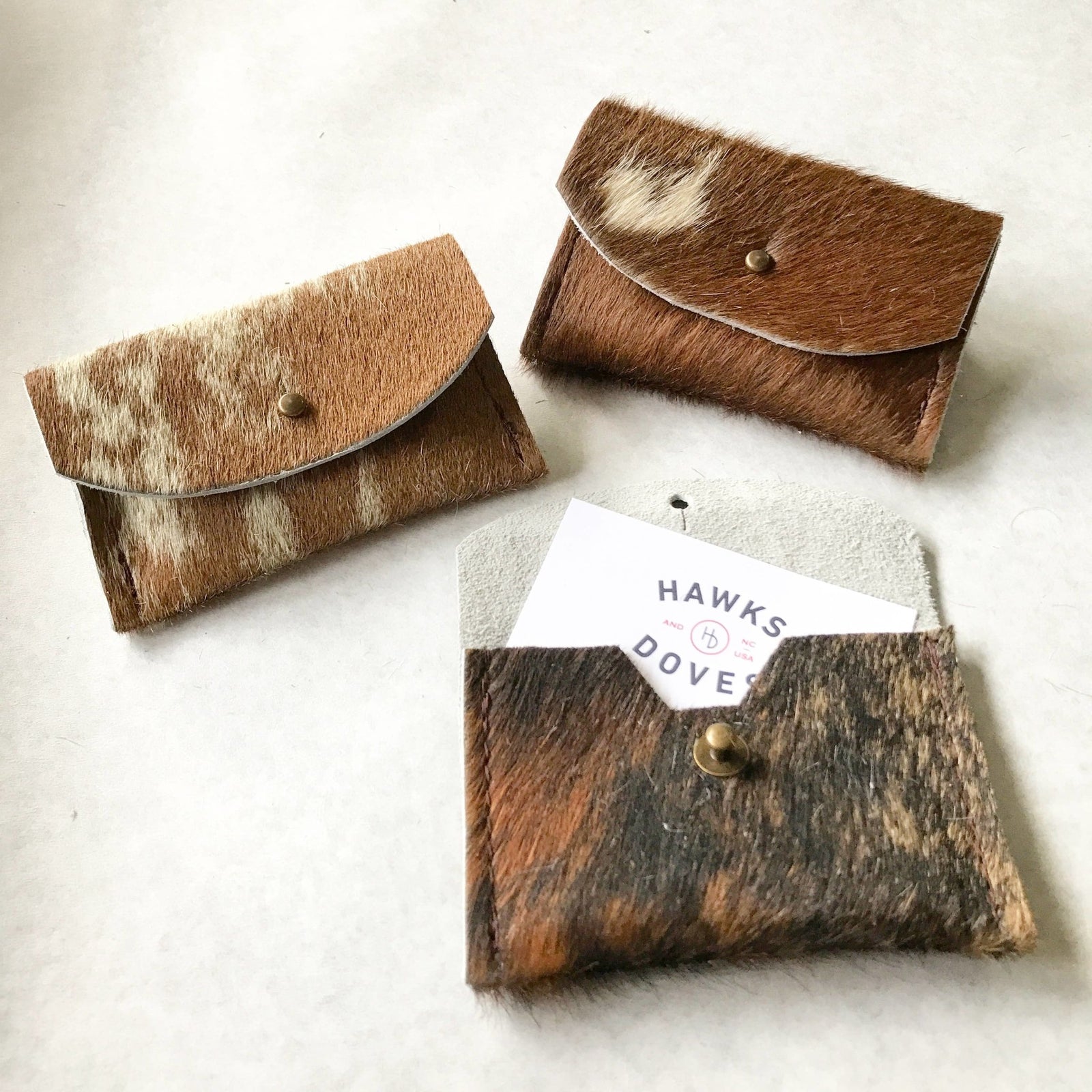 Card Wallet - Cowhide - Gift & Gather