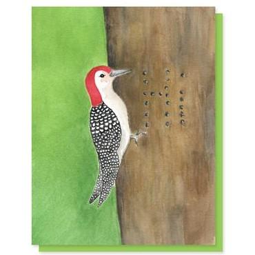 Card - Woodpecker Hello - Gift & Gather