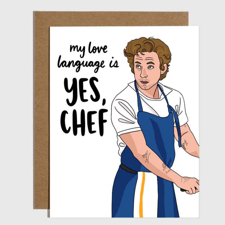 Card - Yes Chef Love Language - Gift & Gather