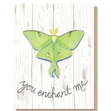 Card - You Enchant Me Moth - Gift & Gather