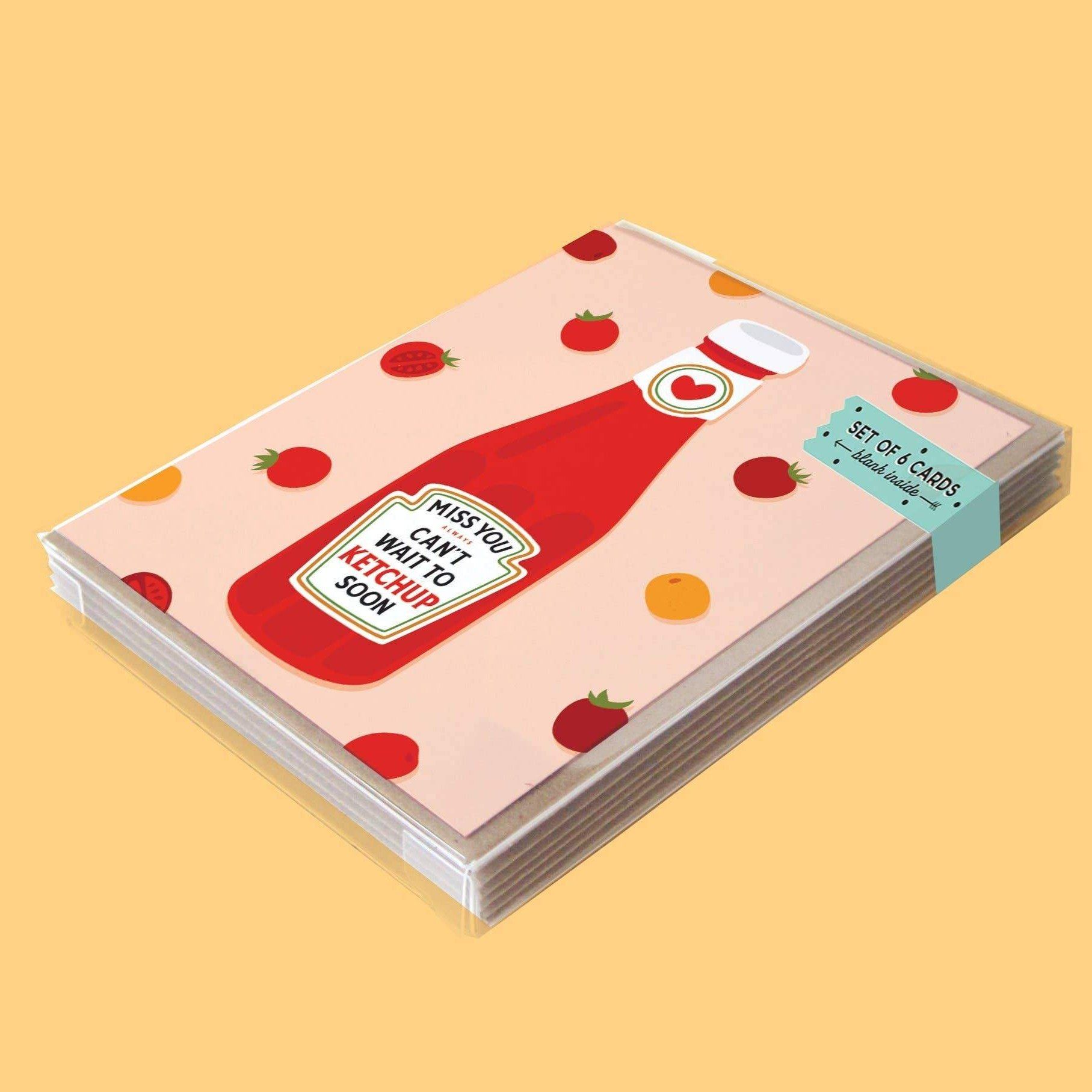 Cards - Set of 6 - Ketchup Soon - Gift & Gather