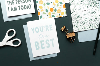 Cards - Set Of 8 - You're the Best, Thank You - Gift & Gather