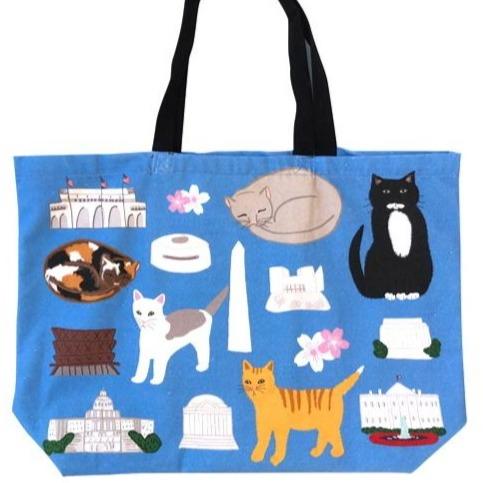 Cheeky Tote Bag - DC Cats - Gift & Gather