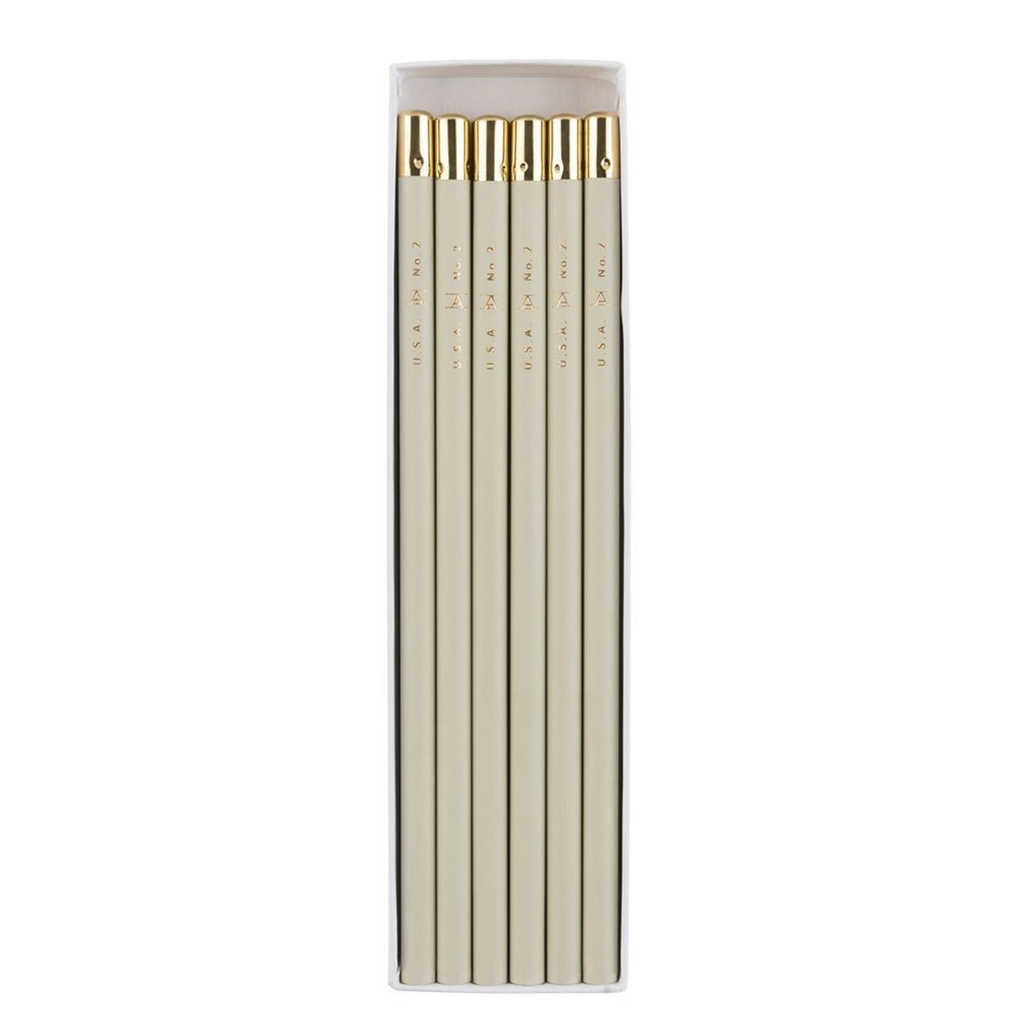 Set of 2 White Pencils