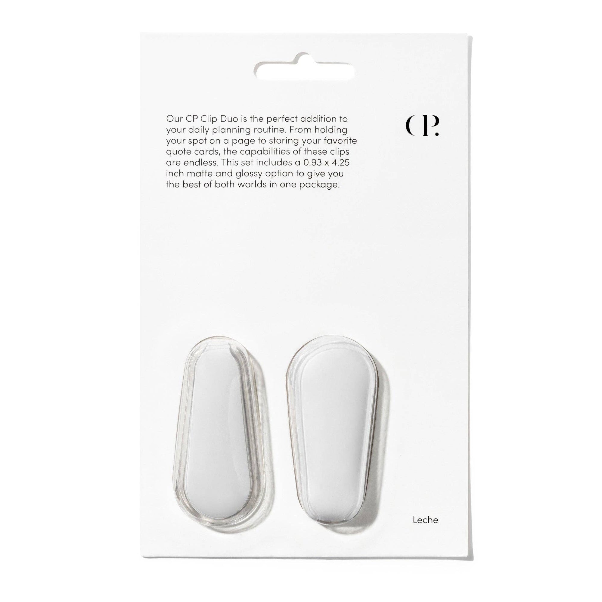 Cloth & PaperClip Duo | Leché: Leche - Gift & Gather