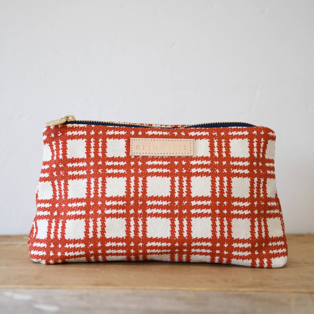 Clutch - Plaid Laura - Burnt Orange - Gift & Gather