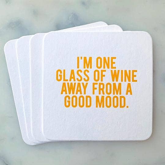 Coasters - One Glass of Wine - Gift & Gather