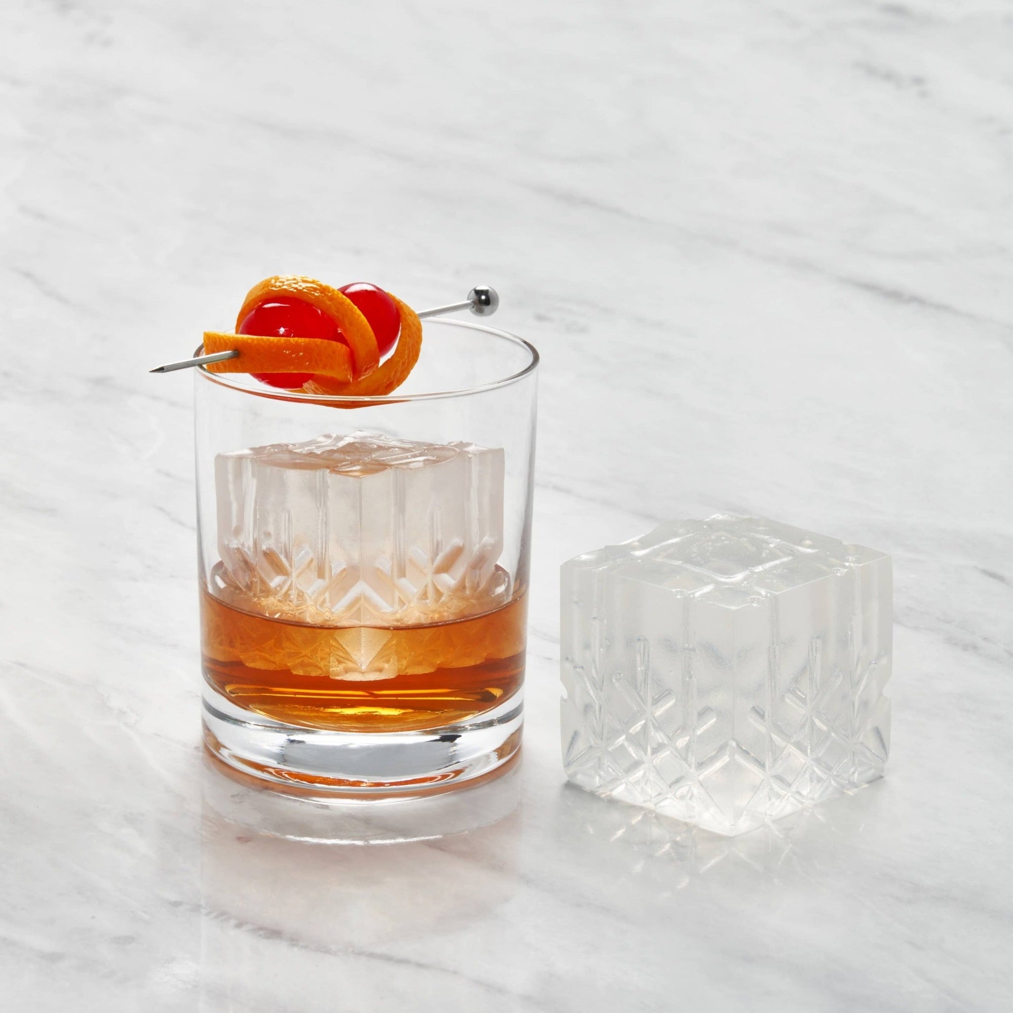 Cocktail Ice Tray - Crystal - Charcoal - Gift & Gather