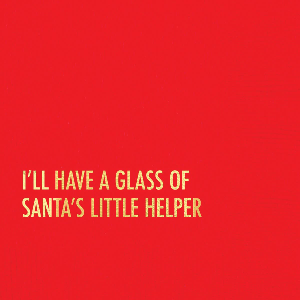Cocktail Napkin - Holiday - Santa Helper - Gift & Gather