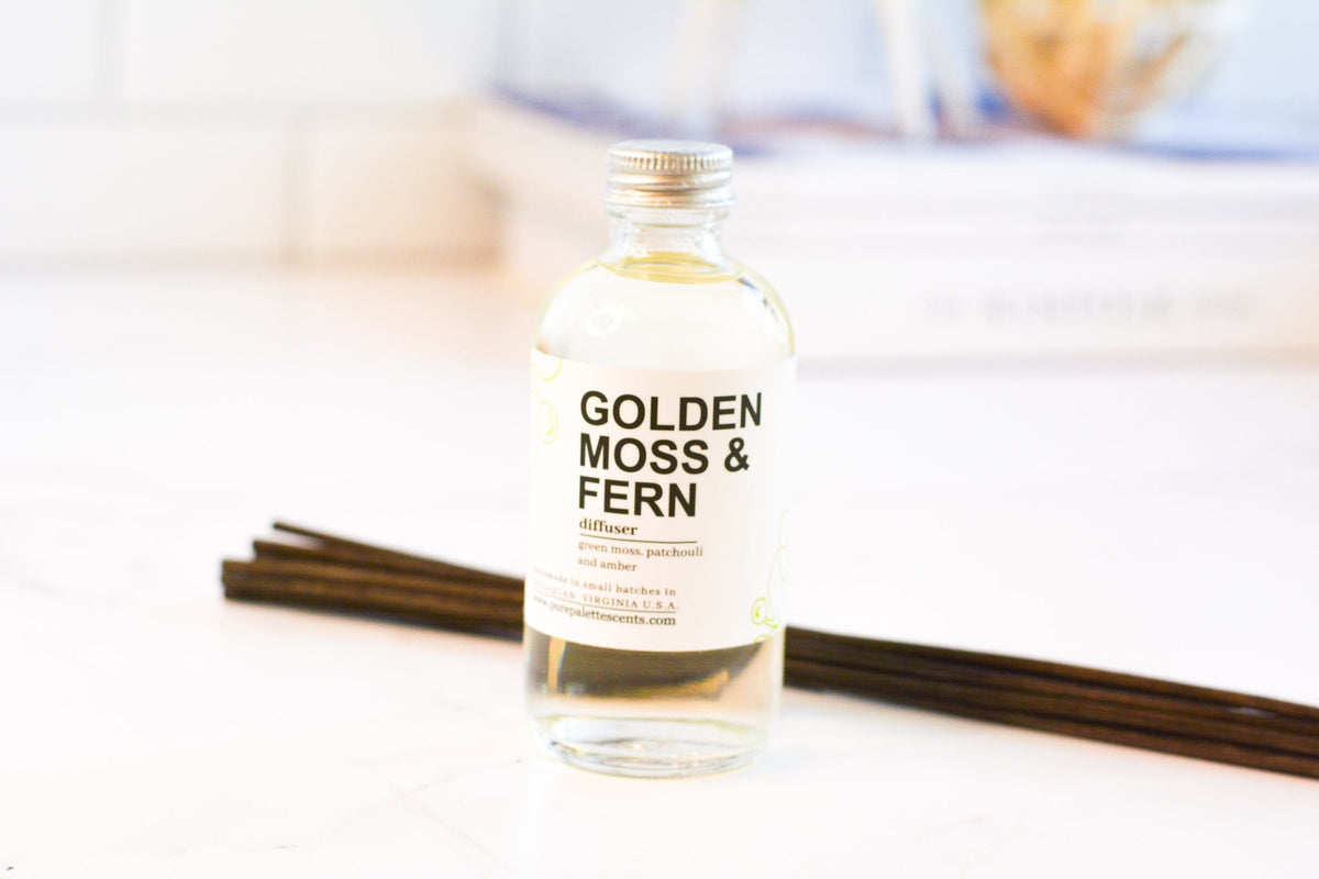 Diffuser - Golden Moss & Fern - Set - Gift & Gather