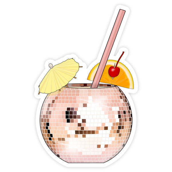 Sticker - Disco Ball Cocktail - Gift & Gather
