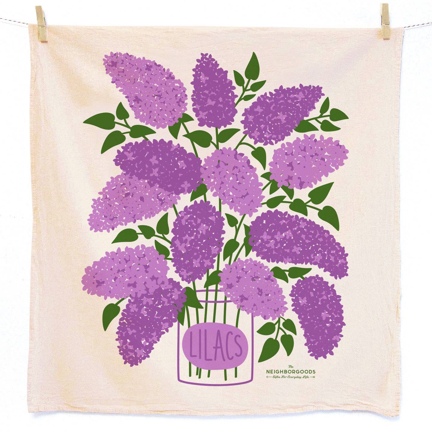 Dish Towel - Lilacs - Gift & Gather